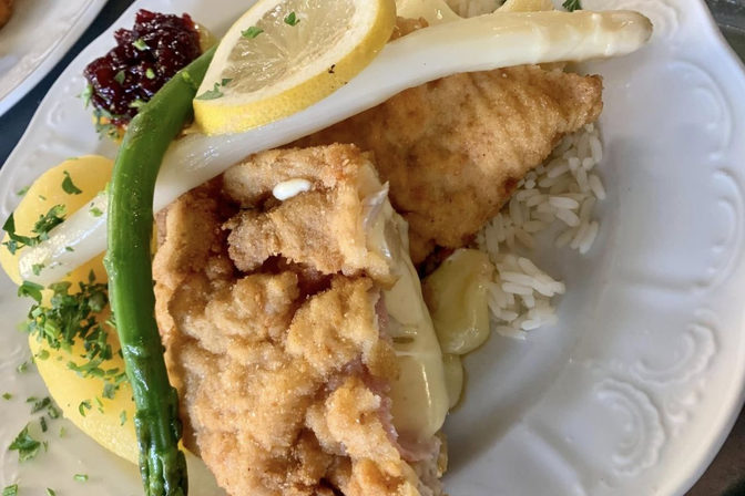 Spargel Cordon-bleu